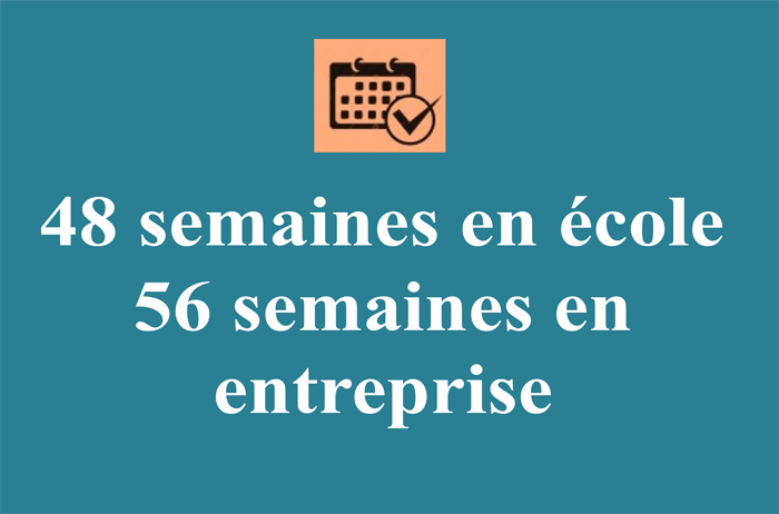 48 semaines en école